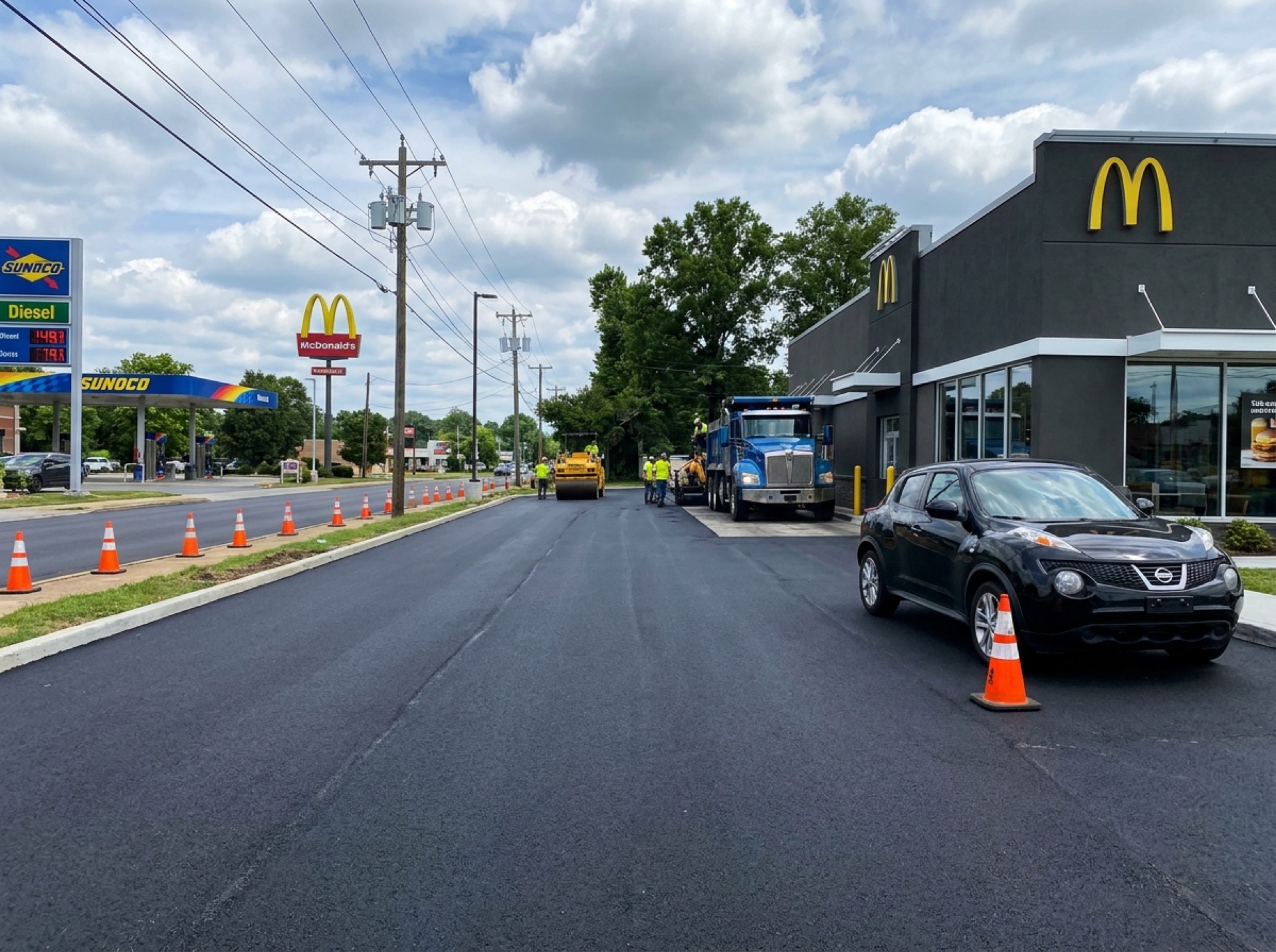 Commercial parking lot paving in Loudoun County VA