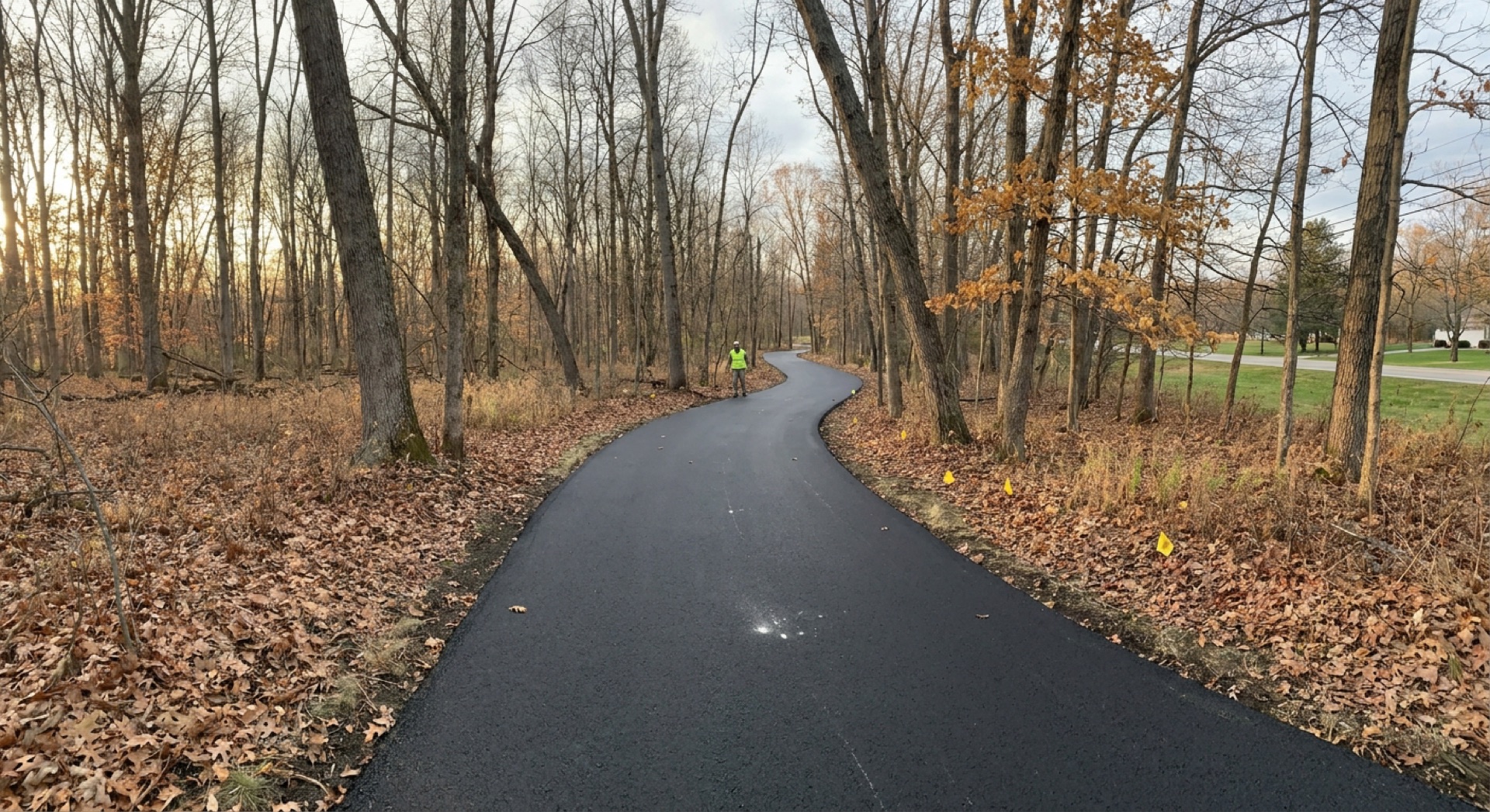 Asphalt freeze-thaw damage in Leesburg VA